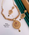 Matte Hasadi Necklace Set Mh 19 Wholesale Online
